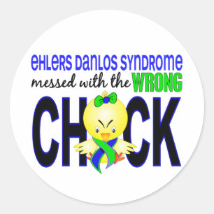 EDS-boodschap met verkeerde keuze Ronde Sticker