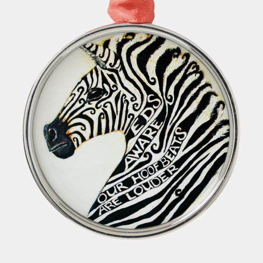 EDS Deluxe kerstversiering Metalen Ornament (Voorkant)