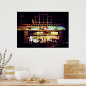 Ed's Diner in Soho London UK Poster (Keuken)