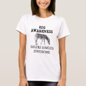 EDS Ehlers-Danlos Syndrome Awareness Shirt (Voorkant)