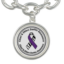 EDS en Chiari Awareness Charm Bracelet