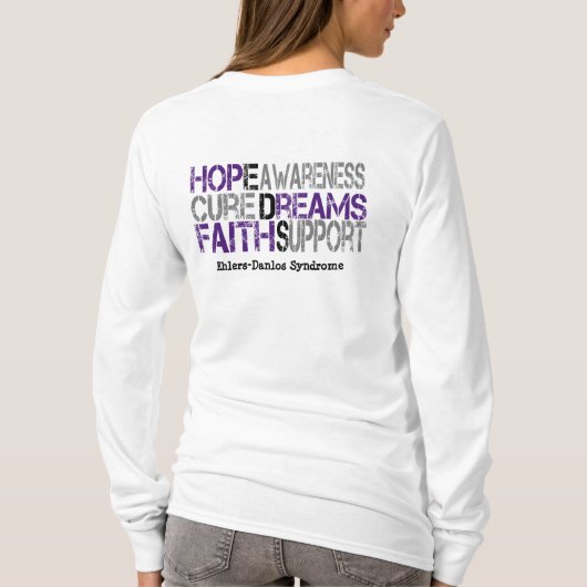 EDS Hope Awareness Cure Shirt (Achterkant)