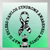 EDS May is het Ehlers-Danlos syndroom Bewustmaking Poster (Voorkant)