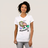 EDS Shopaholic Cartoon T-Shirt (Voorkant volledig)