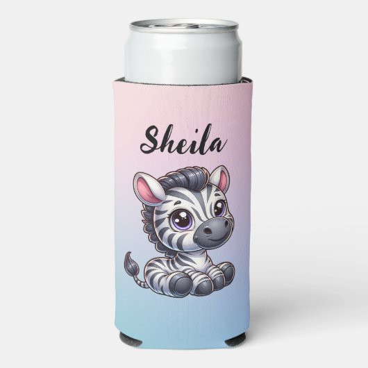 EDS-strijder | T-shirt van het syndroom van Ehlers Seltzer Blikjeskoeler (Seltzer Achterkant)