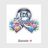 EDS-strijder | T-shirt van het syndroom van Ehlers Sticker (Vel)