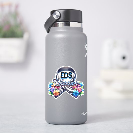 EDS-strijder | T-shirt van het syndroom van Ehlers Sticker (HydroFlask)