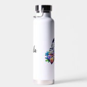 EDS-strijder | T-shirt van het syndroom van Ehlers Waterfles (Rechts)