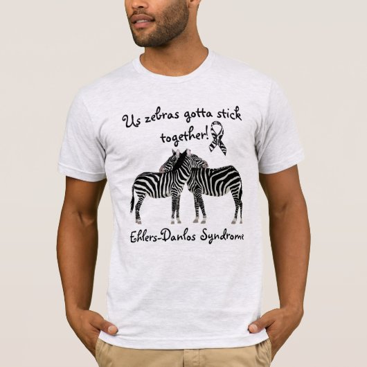 EDS-syndroom Ehlers-Danlos Support Awareness Shirt (Voorkant)