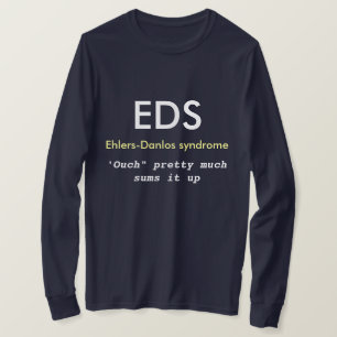 EDS T shirt (syndroom van Ehlers-Danlos) Bewustwor