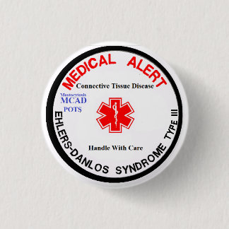 EDS Type 3 MCAD POTS Medical Alert Button