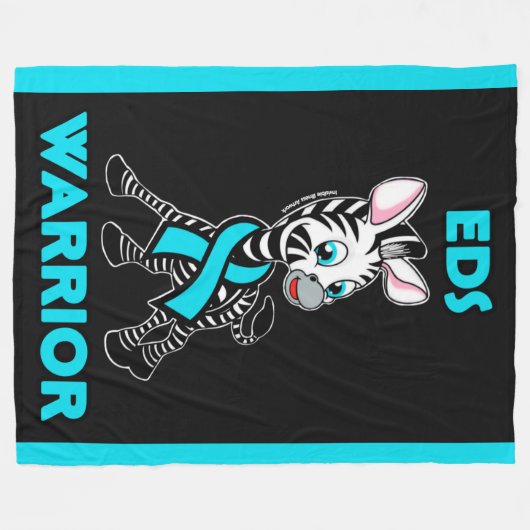 EDS Warrior/Zebra Fleece Deken (Voorkant (Horizontaal))