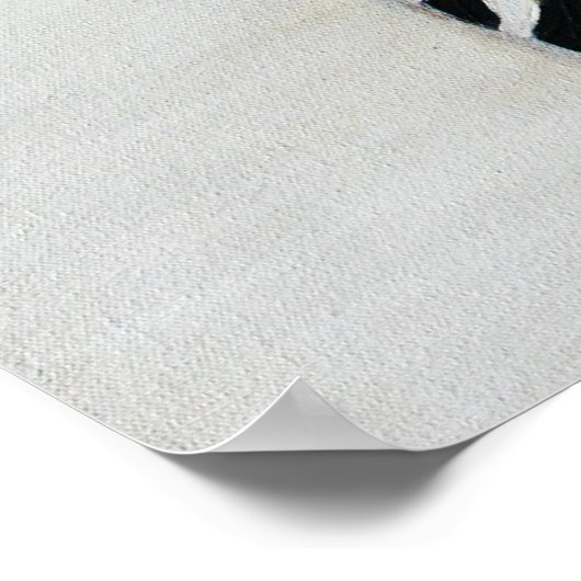 EDS-Zebra door artiest Cherish Fletcher Poster (Hoek)