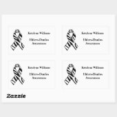 EDS Zebra Stripe Awareness Lint Stickers (Vel)