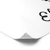 EDS Zebra Stripe Butterfly 24x20 Poster (Hoek)