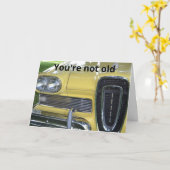 Edsel, je bent niet oud. kaart (Gele Bloem)