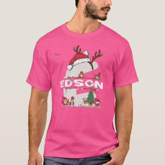 Edson Christmasw Edson Name voor grappige feestdag T-shirt