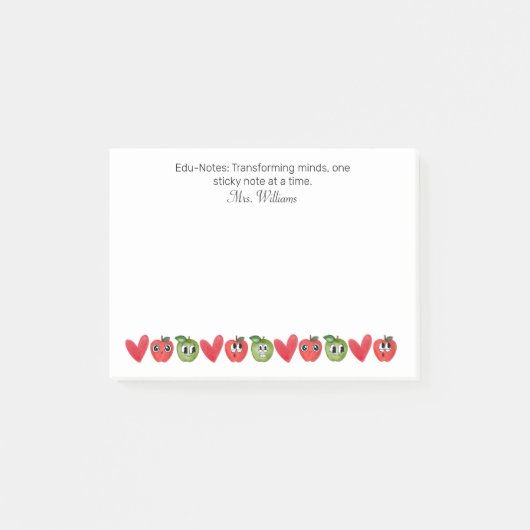Edu-Notes: Transformeren van Geesten, Leraar Waard Post-it® Notes (Voorkant)