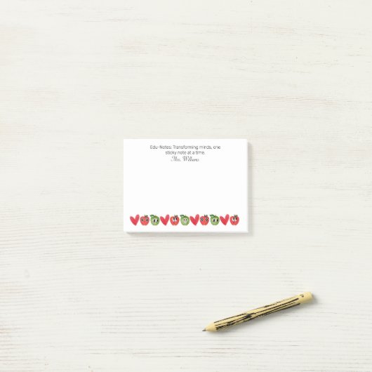 Edu-Notes: Transformeren van Geesten, Leraar Waard Post-it® Notes (Op bureau)