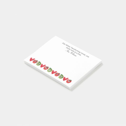 Edu-Notes: Transformeren van Geesten, Leraar Waard Post-it® Notes (Schuin)