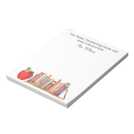 Edu-Notes: Transforming Minds, waardering van lera Notitieblok (Linkerzijde)