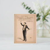 Eduard Strauss, 'Chickering Piano used' Retro Thea Briefkaart (Staand voorkant)