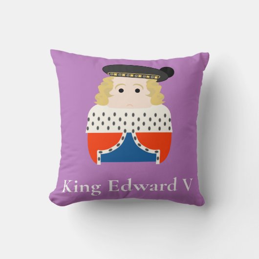 Eduard V, York-koning van Engeland Kussen (Voorkant)