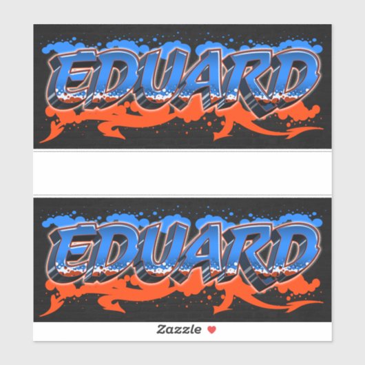 Eduard Vorname Name Graffiti Aufkleber Sticker (Vel)
