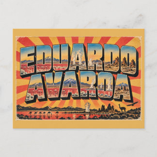 Eduardo Avaroa Andesfauna Reserve Kunst Briefkaart