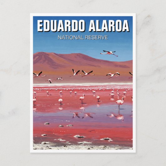 Eduardo Avaroa Nationaal Reservaat Bolivia Reizen Briefkaart (Voorkant)