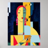 Eduardo G Benito-stijl Art Deco Poster (Voorkant)