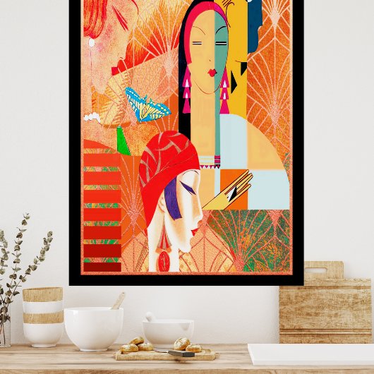 Eduardo Garcia Art Deco Art Poster (Keuken)