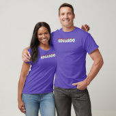 Eduardo Naam Grappige Naam Eduardo 80s thema T-shirt (Unisex)