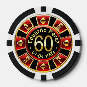 Eduardo P 60th bday rode poker chip