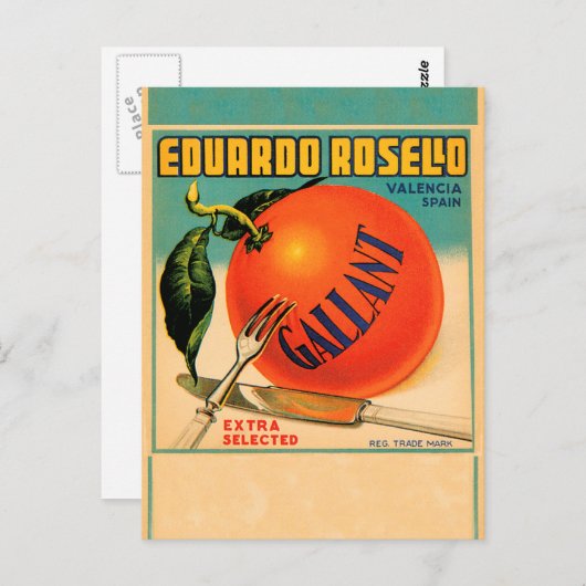 Eduardo Rosello Gallant, Eduardo Rosello Crate Lab Briefkaart (Voorkant / Achterkant)