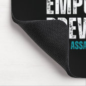 Educate Empower Voorkomen van de gebruikelijke bew Muismat (Hoek)