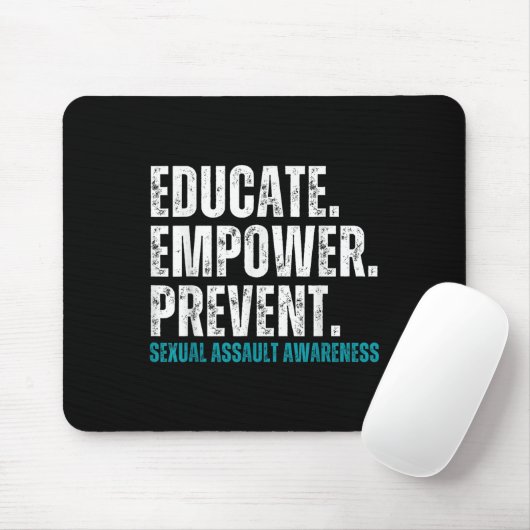 Educate Empower Voorkomen van de gebruikelijke bew Muismat (Met muis)