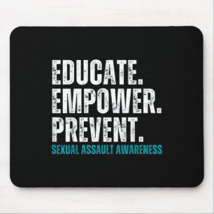 Educate Empower Voorkomen van de gebruikelijke bew Muismat