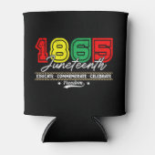 Educate Herdenking 1865 Juneteenth Blikjeskoeler (Voorkant)