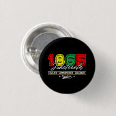 Educate Herdenking 1865 Juneteenth Ronde Button 3,2 Cm (Voorkant /achterkant)