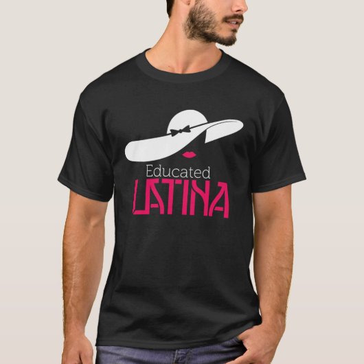 Educated Latina Graduation T-shirt (Voorkant)