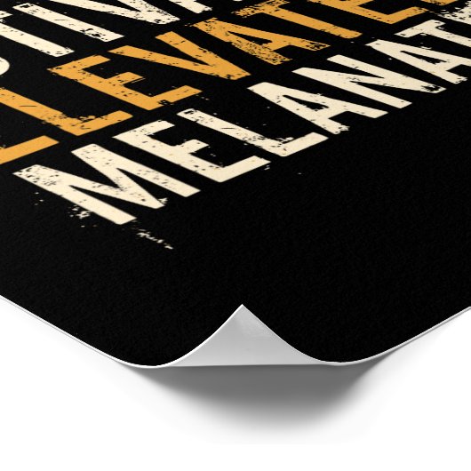 Educated Motivated Elevated Melanated Black Pride Poster (Hoek)