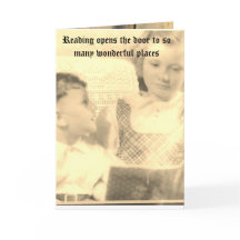 educatief 5"x 7"Gevouwen Wenskaart