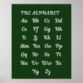 Educatief alfabet, letters poster (Voorkant)