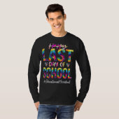 Educatief assistent Happy Laatste Dag van School T T-shirt (Voorkant volledig)