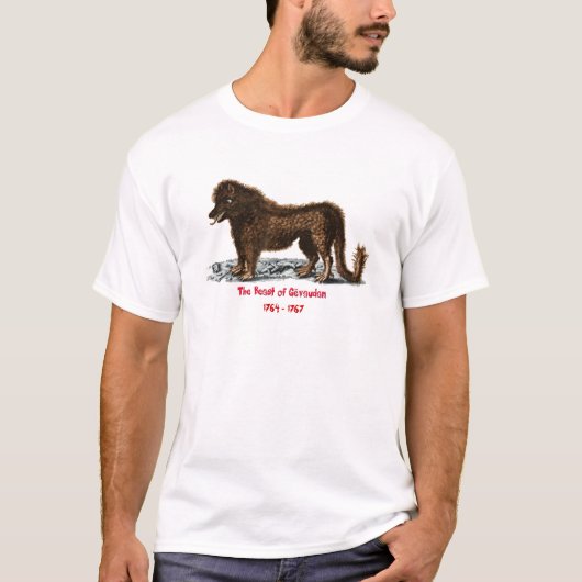 Educatief Beest van het Shirt Gévaudan (Voorkant)