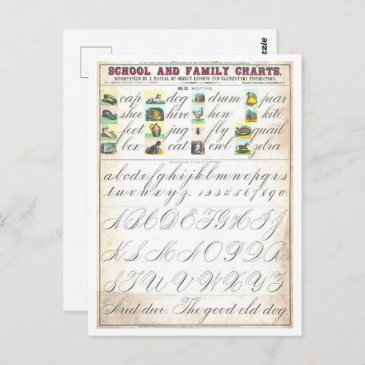  Educatief Grafiek voor Zichtbare Woorden Briefkaart (Voorkant / Achterkant)