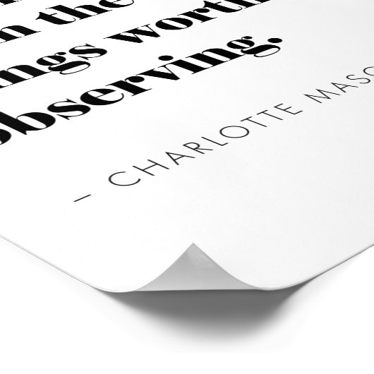 Educatief Inspirerend Modern Minimalistisch Poster (Hoek)