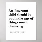 Educatief Inspirerend Modern Minimalistisch Poster (Voorkant)