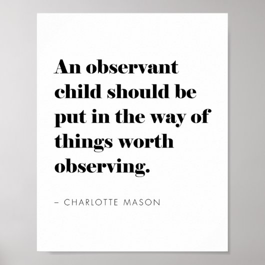 Educatief Inspirerend Modern Minimalistisch Poster (Voorkant)